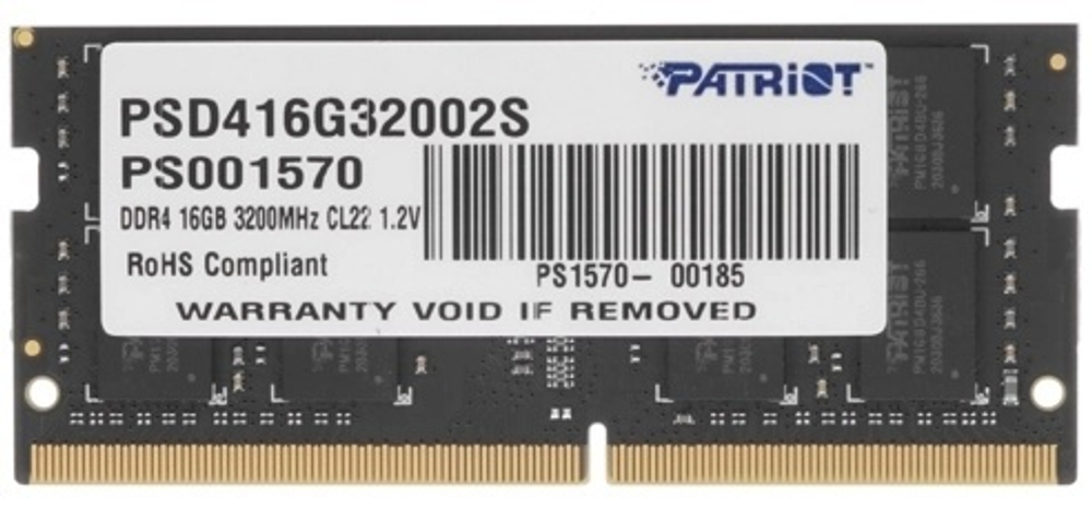 Оперативная память Patriot PSD416G32002S 16 Гб