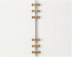 Еженедельник Moleskine SPIRAL Large 130х210мм PP 200стр спираль пробковая черный (DSSPB12MWH3)