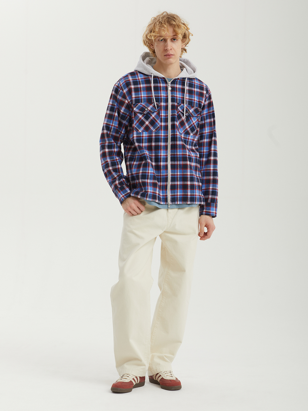 Мужская Рубашка Hooded Flannel