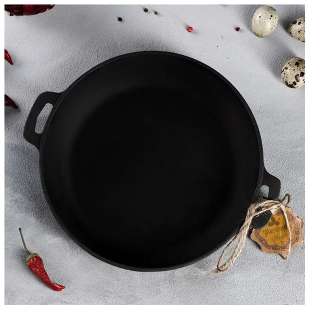 T1011-01 Жаровня чугунная литая 200*40 с подставкой Horeca