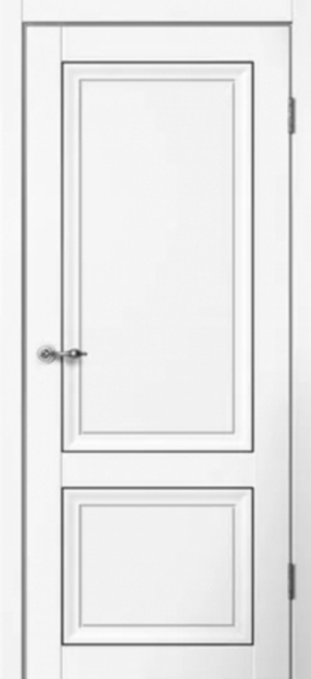 Дверь межкомнатная Mone 01 ПГ (белый)