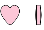 Пуансон для таблетпресса TDP-5, форма "Сердце", 3D, комплект