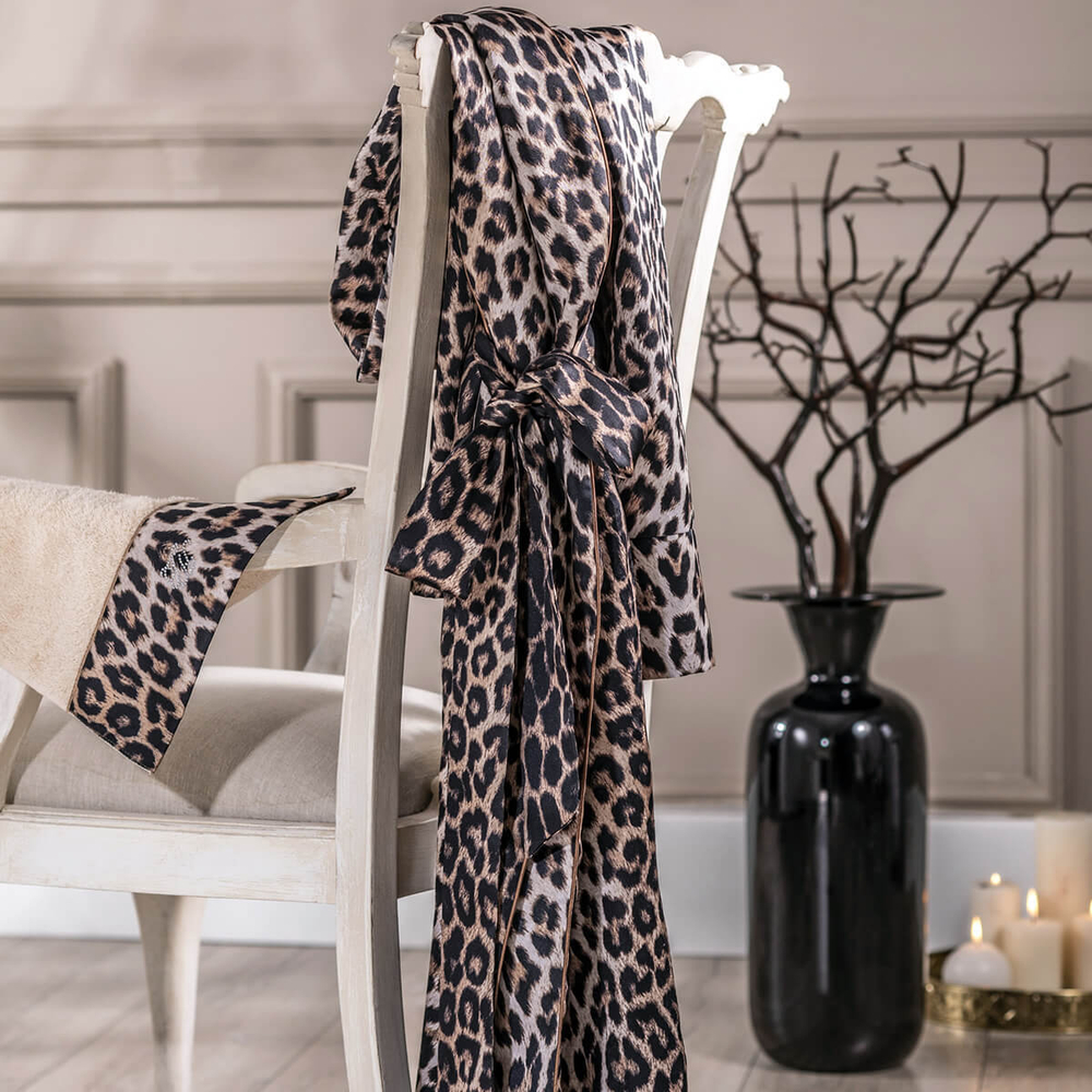 Халат женский Tivolyo Home Leopard