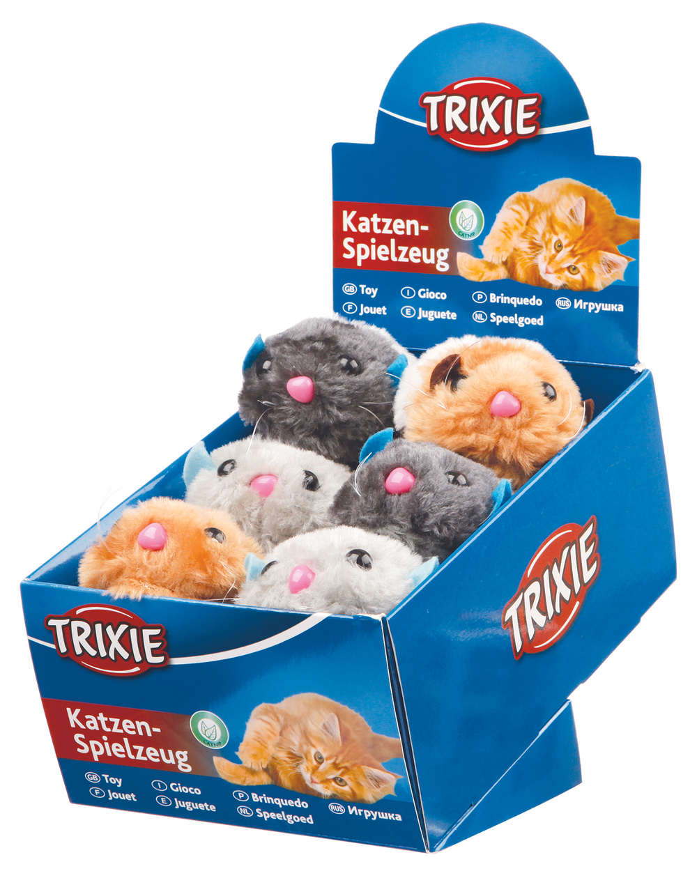 Игрушка для кошек Trixie Wriggle Toys, размер 8см.
