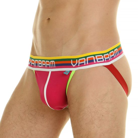 Мужские трусы джоки тёмно-малиновые Van Baam 44823