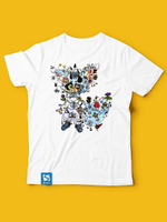 Детская футболка с принтом Silver (Размер: 128-134) (Цвет: белый)