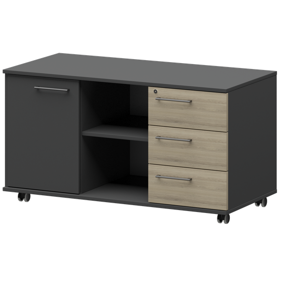 Креденция правая KZT-62R Кронберг/Графит 1200x568x648 Кортез