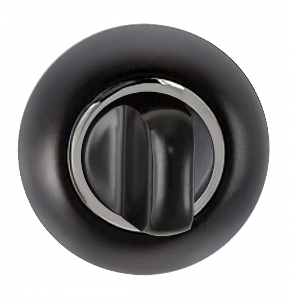 Завертка круг Пуэрто INBK AL 08 B/CP, цвет черный/хром к ручкам 519-08 B/CP, INAL 551-08 B/CP, INAL 518-08 B/CP, INAL 550-08 B/CP (гарантия - 12 месяцев)