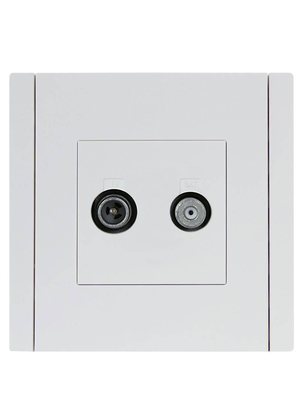 FORTE&PIANO Розетка двойная TV+SAT FP238 белый IEK