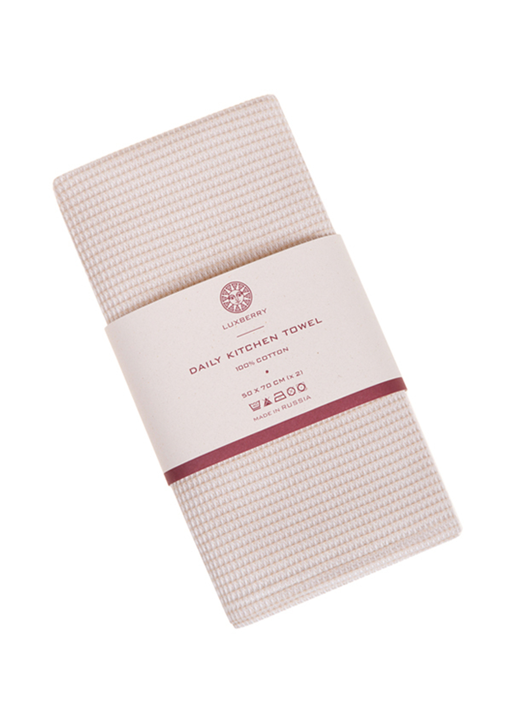 Набор кухонных полотенец 2шт 50х70 Luxberry Daily Kitchen Towel натуральный