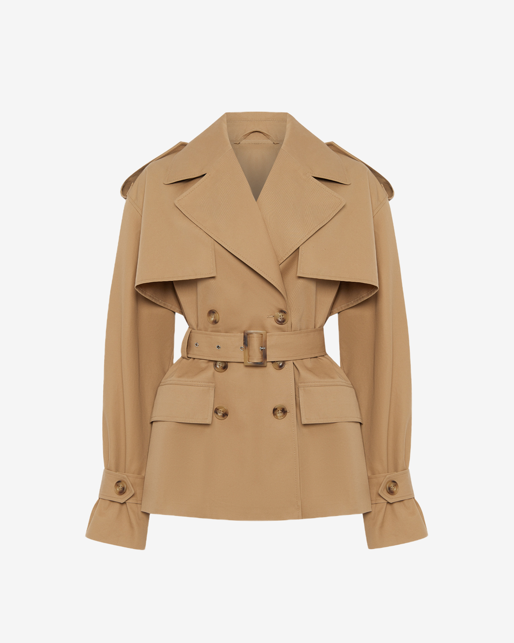 Тренч укороченный из хлопка