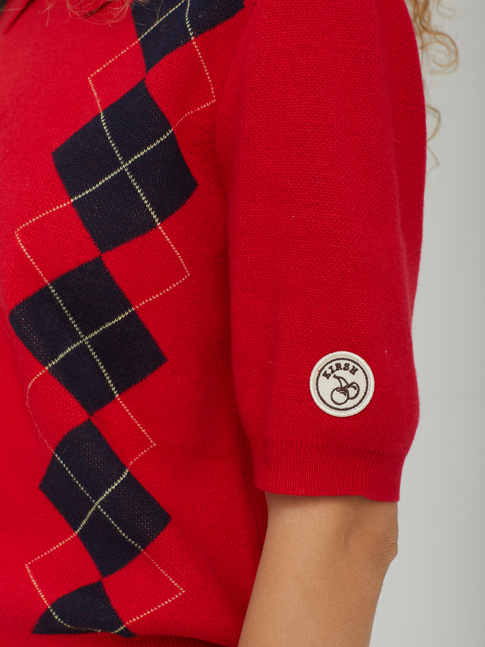 Женская Рубашка Argyle Pattern