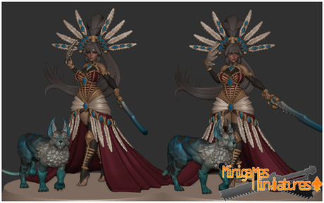 Фигурка-миниатюра Принцесса космических эльфов✿◡‿◡)