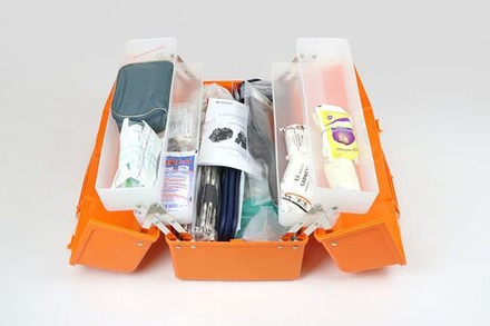 Укладка-чемодан для оказания первой помощи при чрезвычайных ситуациях в укладке УМСП-01 П м.410