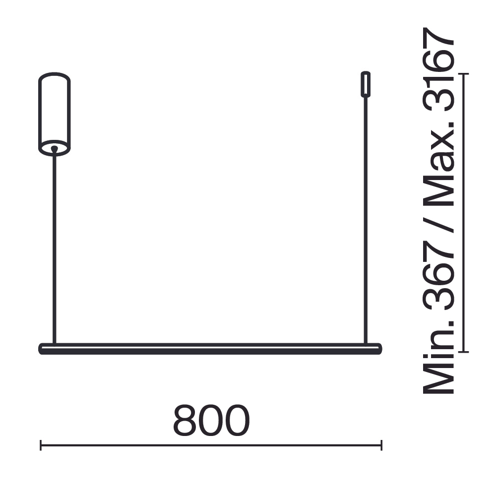 Подвесной светодиодный светильник Maytoni Halo MOD246PL-L16BSK