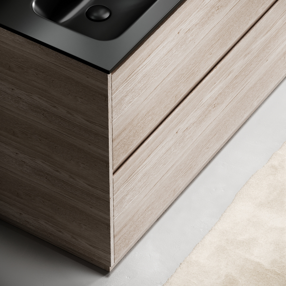 Тумба напольная под раковину Sancos Libra Floor, дуб галифакс натуральный 1190х450х840 мм