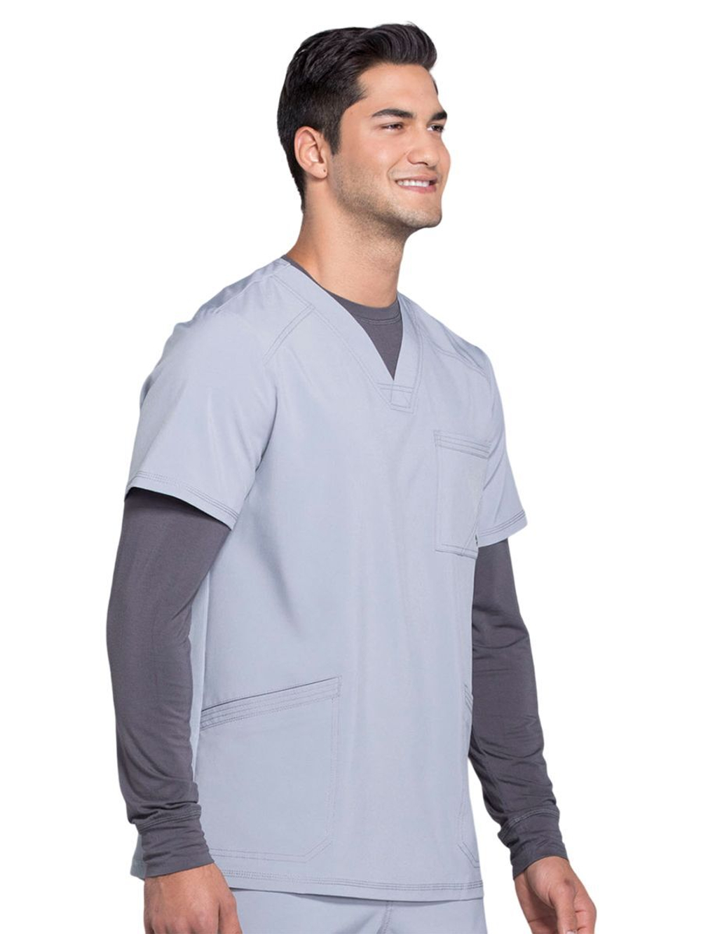 Топ медицинский мужской Cherokee Infinity CK900A, серый, S