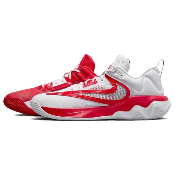 НАЙК Яннис Бессмертие Баскетбольные кольца Низкие Белые и красные Мужские