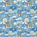 Бумага упаковочная 50х70 см «Зимняя история» (1 лист)