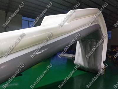 Надувная водная горка на надувной опоре «Универсальная», 7,5*2*4,5 м