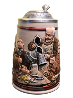 Кружка пивная "Ужин монахов" Германия, 1990-2010 гг.