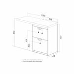 Тумба д/ванной "Атлантик-56"под рак.над ст.маш.БИЛЛ-120(MIXLINE)унив.(ПВХ)