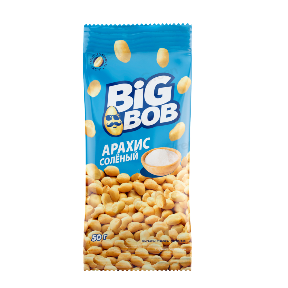 Арахис соленый Big Bob 50 гр