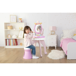 Детский туалетный столик 2в1 Smoby Disney Princess 320250 с 10 аксессуарами от 3 лет — фото 8