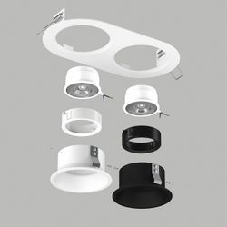 Встраиваемый светильник Lightstar Domino D6560607WBMOD