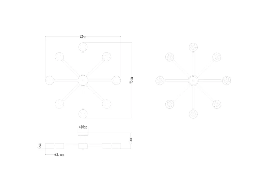 Потолочная люстра Arte Lamp TENDA