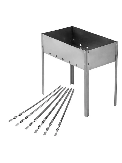 Мангал сборный Light 400x240x400мм, сталь 0,4мм