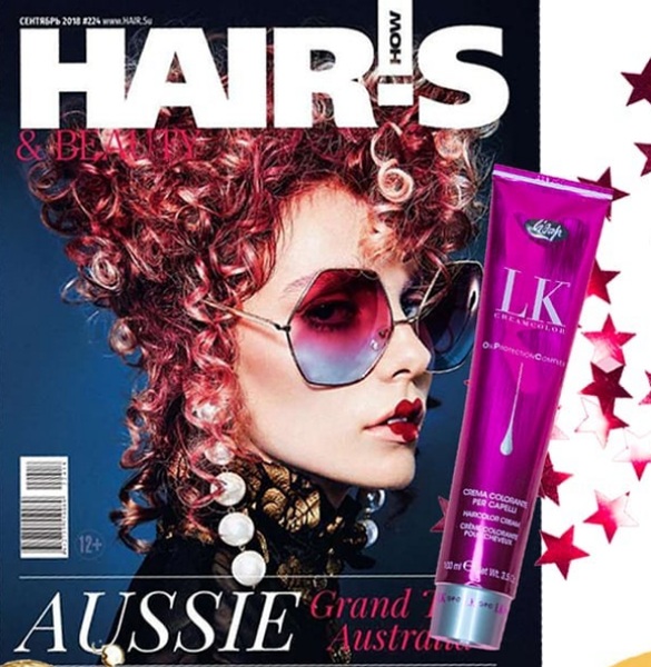Инновационный краситель LK OPC от Lisap Milano теперь в журнале Hair&#39;s!