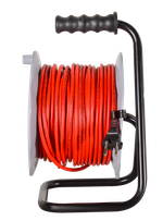 Удлинитель силовой на катушке Ресанта СУ-2х1-50/2 (с выкл., 4 розетки)