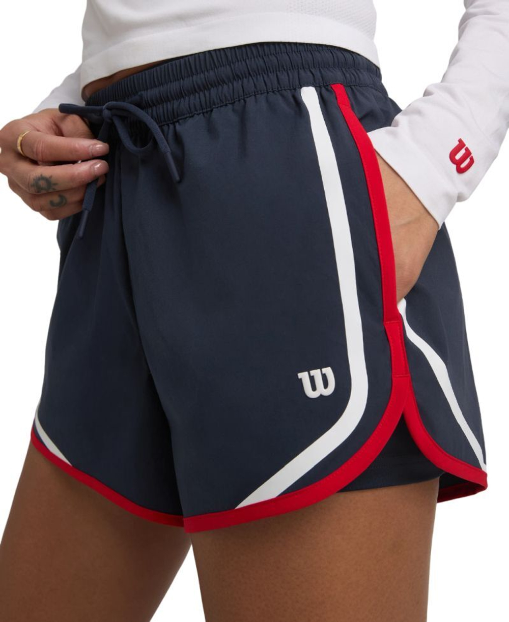 Женские теннисные шорты Wilson Ellyn Short - Blue