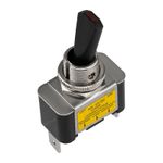 Тумблер 12В 30А (3c) вкл-выкл однополюсный с красной подсветкой (ASW-07D-2) REXANT (в упак. 1шт.)