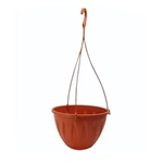 Кашпо АЛИЦИЯ подвесное D220мм с поддоном Терракотовый 0,165,22х0,22м