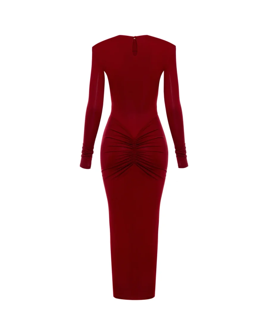 Платье Unique maxi, Бордовый