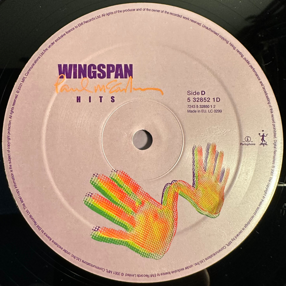 Paul McCartney - Wingspan - Hits And History 4LP (Европа 2001г.)