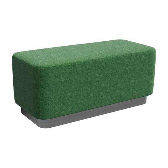 Vermont Пуфик PV-4 Velvet Lux 77/Серебро 1000*450*425