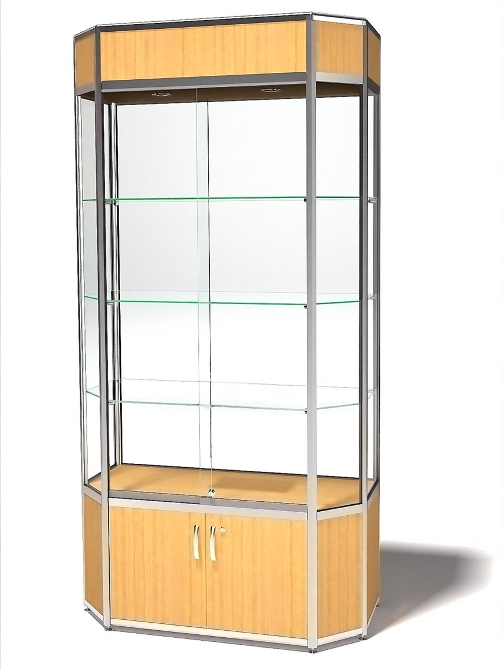 Витрина демонстрационная с фризом ВДА-05/11ф