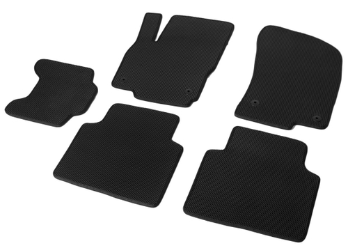 Коврики в салон автомобиля AutoFlex EVA (ЭВА, ЕВА) Business для Skoda Kodiaq 2017-2021 2021-н.в., 5 частей, с крепежом, 3510301