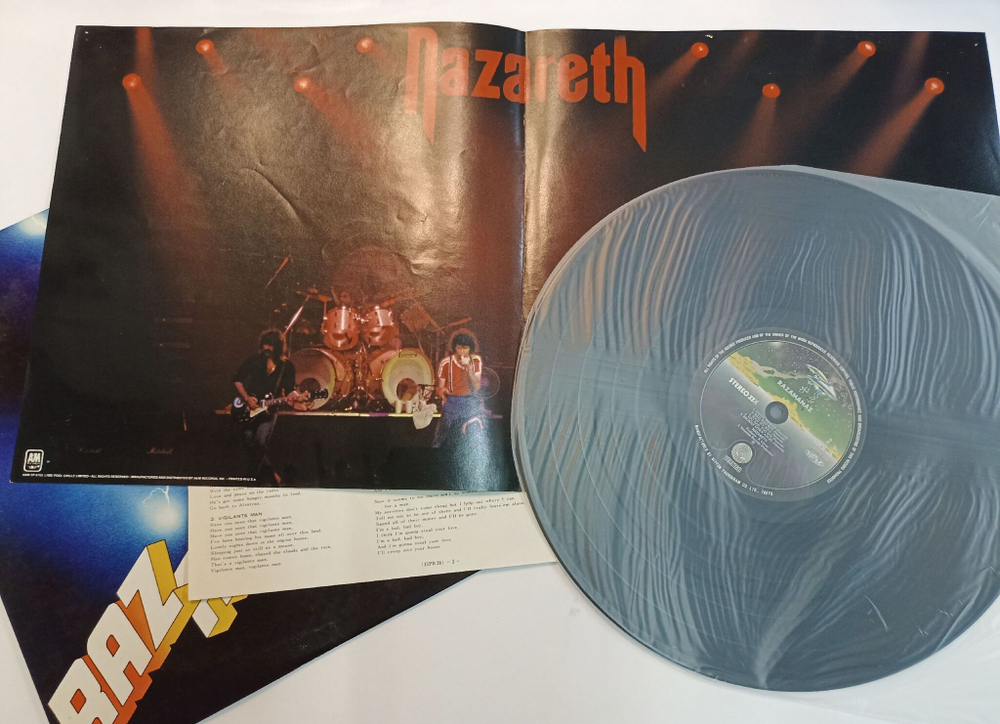 Винтажная виниловая пластинка Nazareth Razamanaz (Japan 1978)