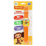 Музыкальные часы "Чебурашка" 15+ песен и звуков, блистер HT1379-R (Умка)