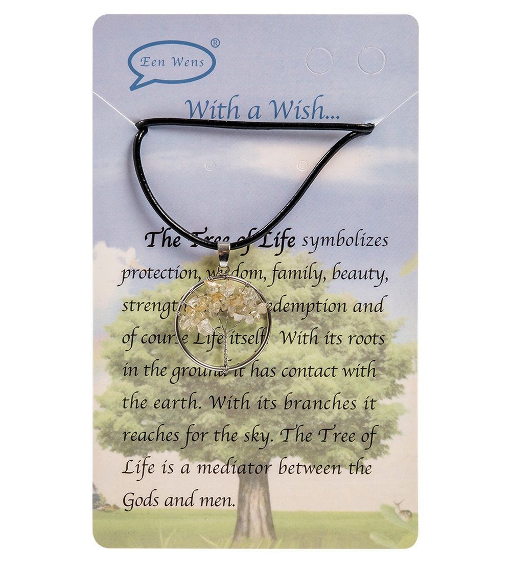 NP-04/2 Кулон с камнями «Цитрин»