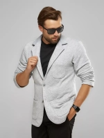 Пиджак-блейзер без подкладки со шлицей