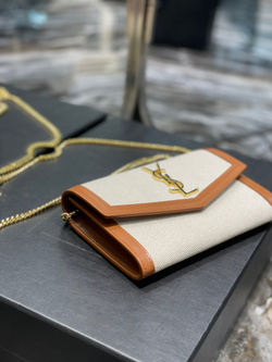 Saint Laurent Uptown Chain Wallet 19 cm