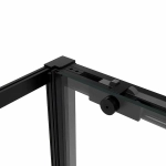 Душевой уголок Vincea Slim Soft VSR-1SS1012CLB 120x100 стекло прозрачное/профиль черный