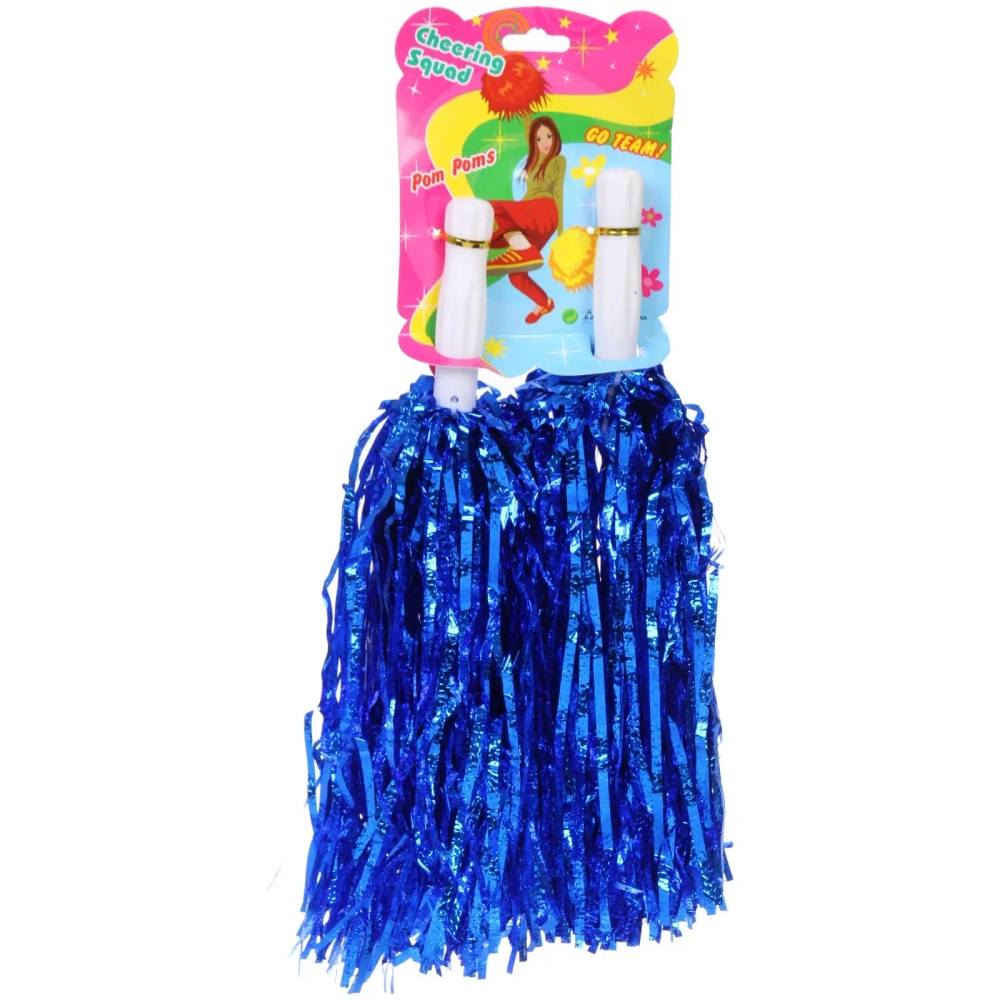Помпоны болельщика (набор 2 шт), синий