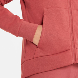 Кофта для девочки теннисная  Nike Sportswear Club Fleece Full Zip Hoodie - Коричневый