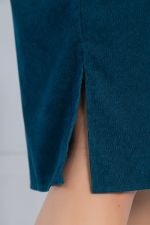 Платье-рубашка В большом городе (сине-зеленое) П12798М LT Collection